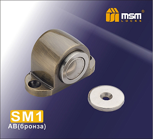 Упор дверной магнитный напольный МСМ SM1 AB